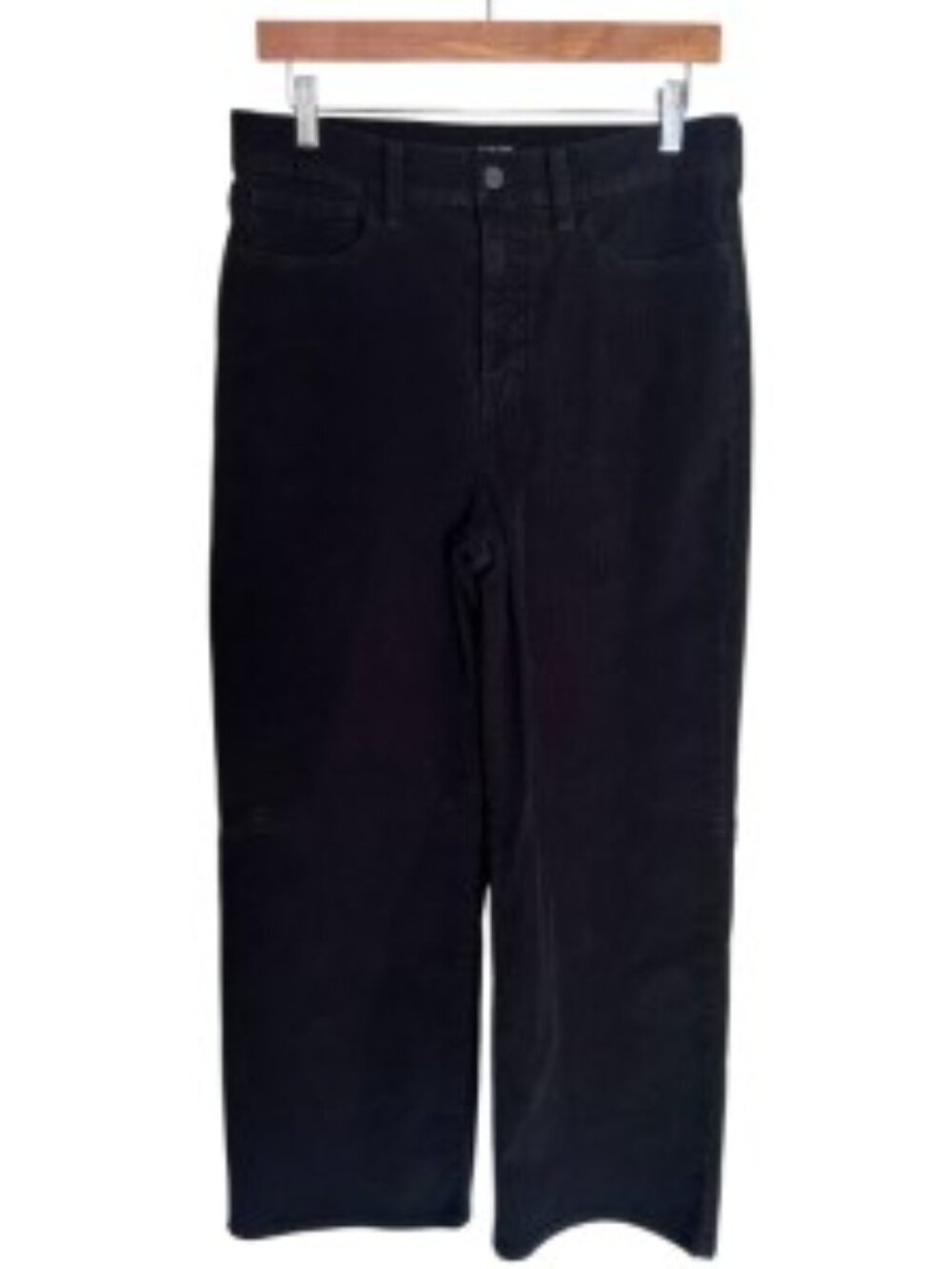 J. Crew Black Slim- Wide Corduroy Pants 28